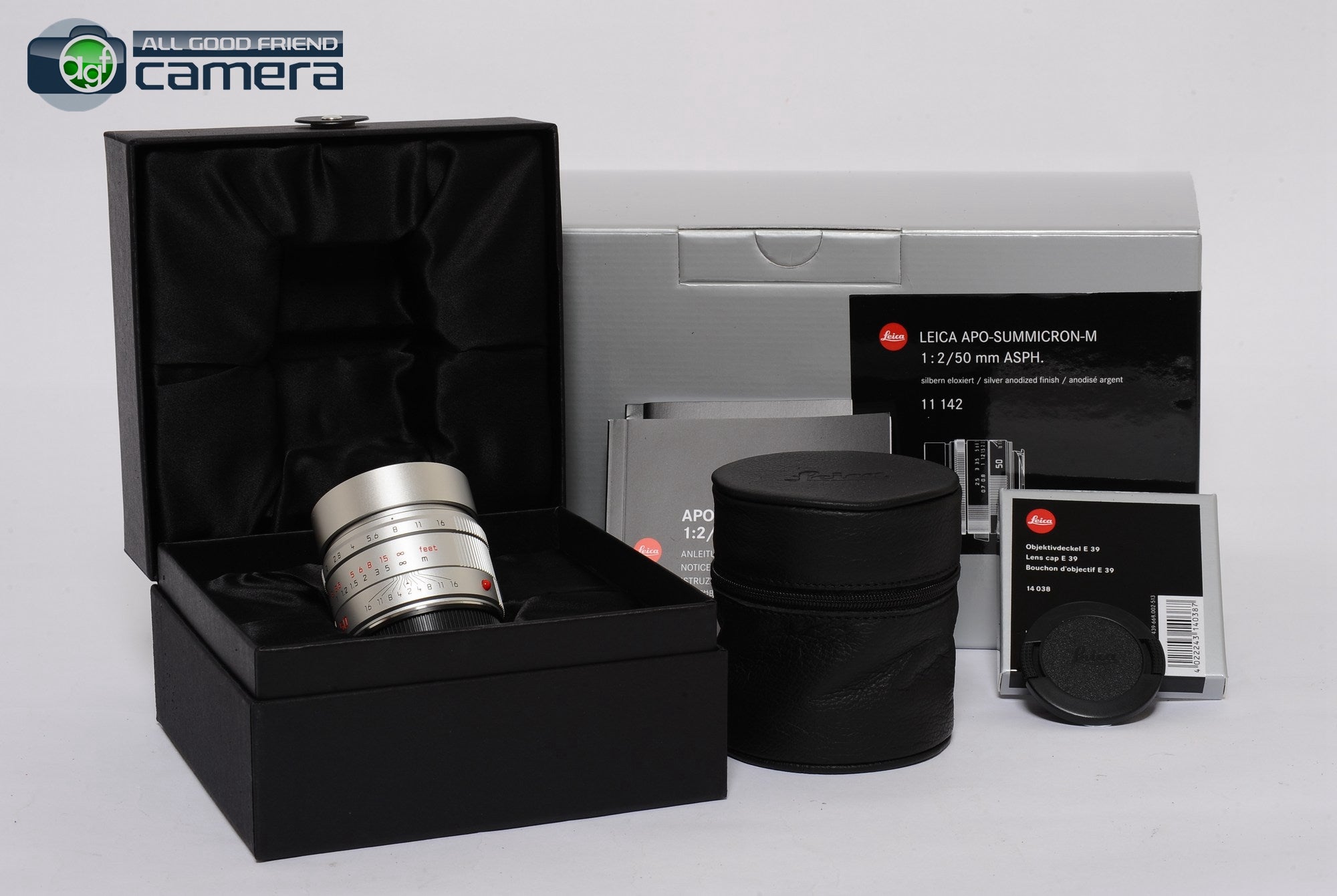 Leica APO-Summicron-M 50mm F/2 ASPH. Lens Silver 11142 *BRAND NEW*