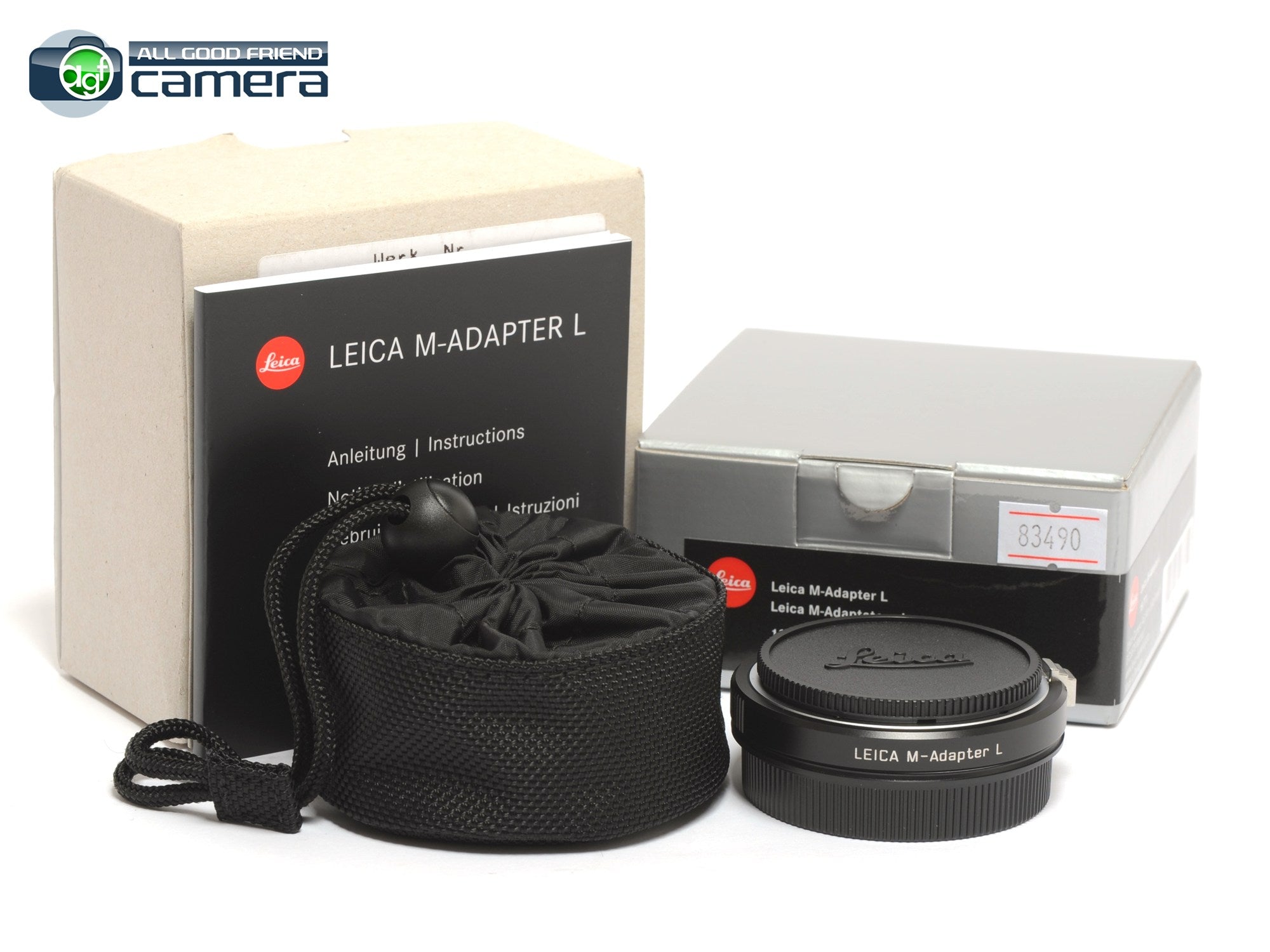 Leica M-Adapter L Black 18771 for M Lenses on TL/CL/SL2 Cameras ...