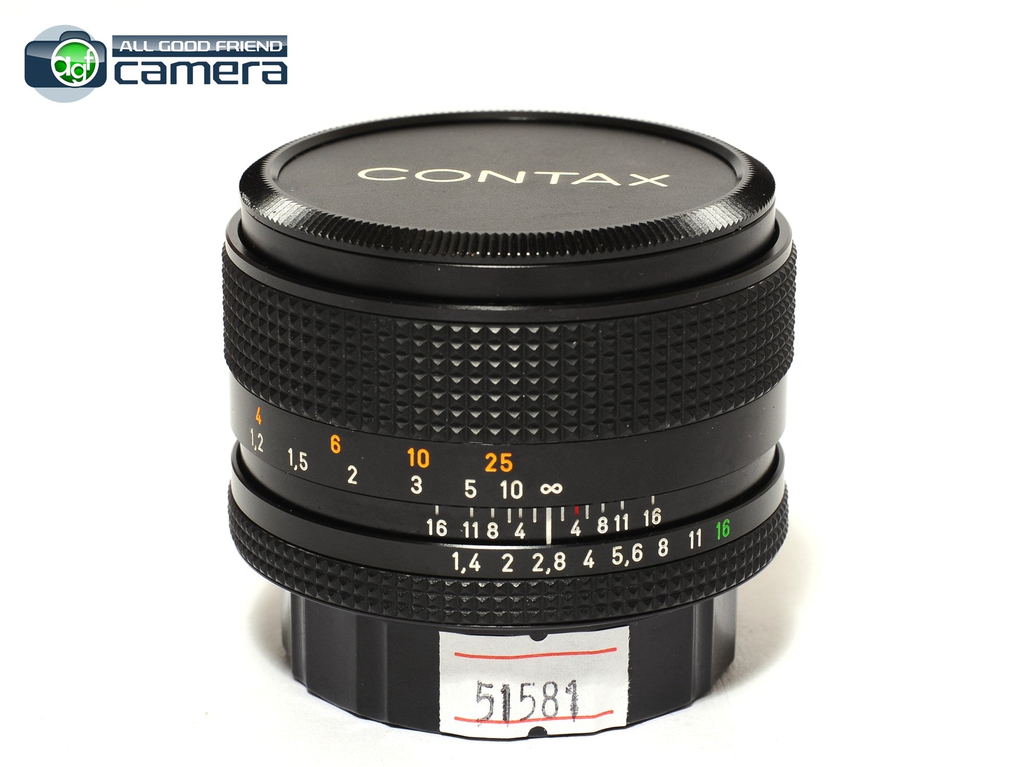 Contax Planar 50mm F/1.4 MMJ T* Lens *EX+* – AGFCamera
