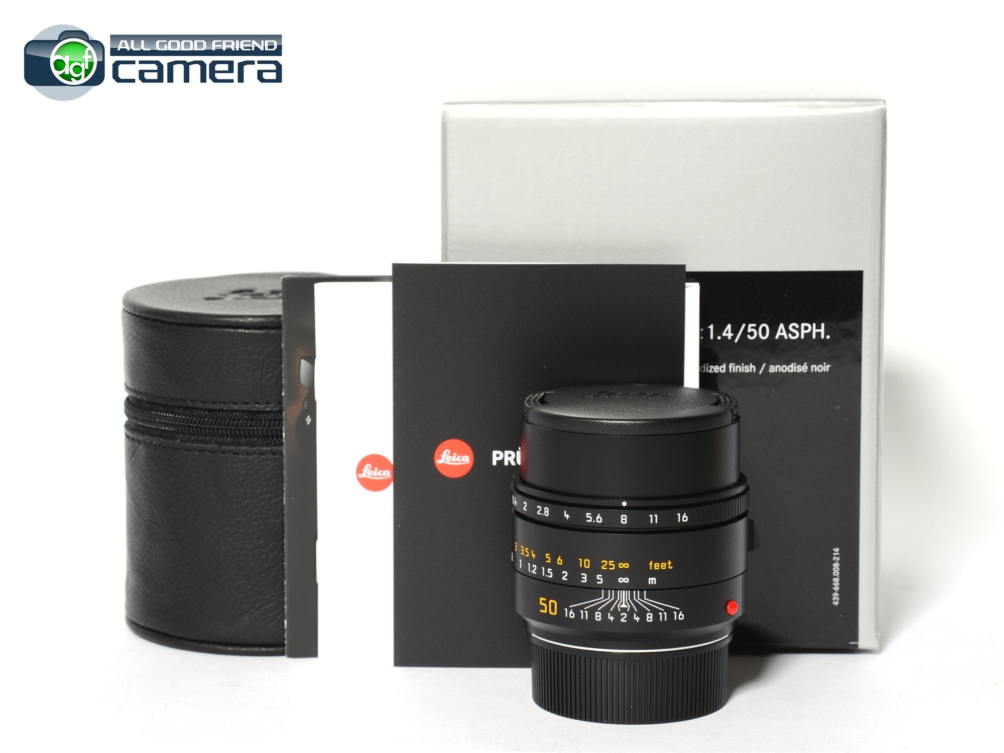 Leica Summilux-M 50mm F/1.4 ASPH. Lens Black 2023 Version 11728 